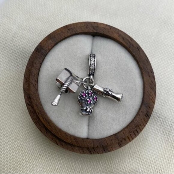 925 Silver Graduation Charm - Picture 4 of 5
